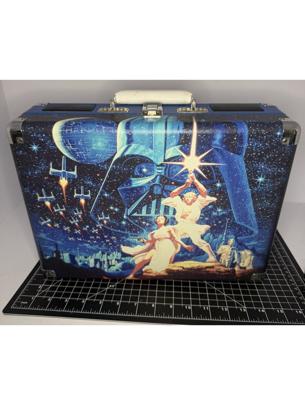 STAR WARS Crosley Turntable Record Player Bluetooth CR8005D-SW - Tested